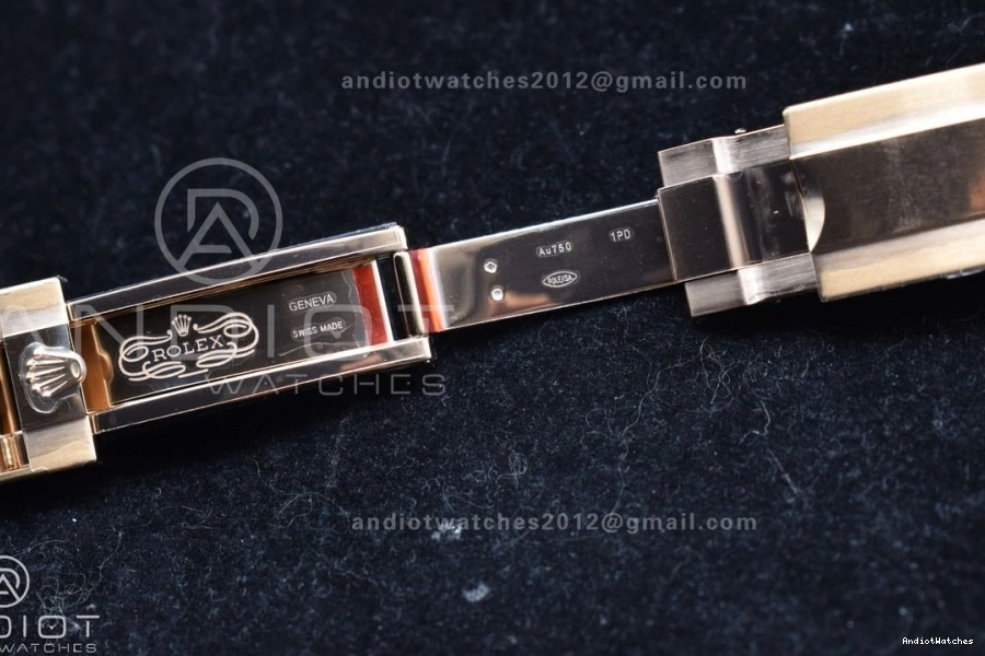 126655 ARF 1:1 WrinkleFree on Best Oysterflex 1203 Strap VR3235 (Gain Edition Yacht-Master Weight) 0319